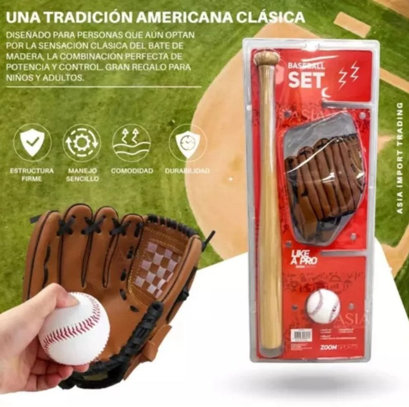 Kit Baseball Infantil 4 Piezas