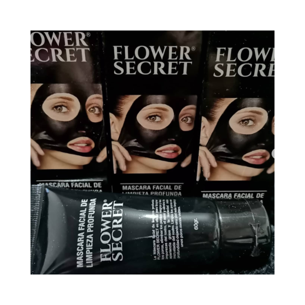 Mascarilla Facial de Limpieza Profunda Flower Secret
