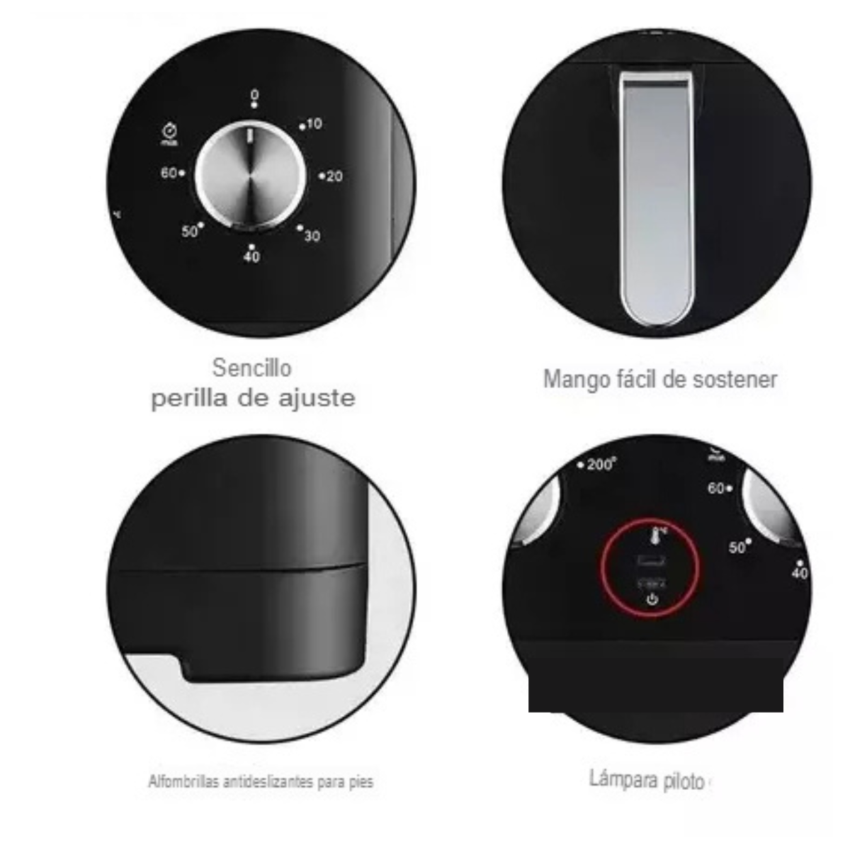 Freidora de Aire Doméstica 8 Litros Sokany