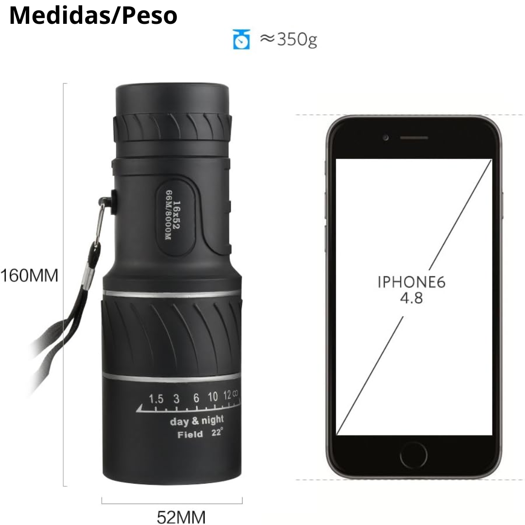 Telescopio Monocular Vision Optica HD