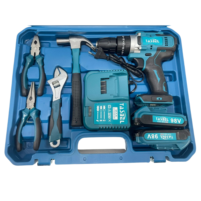 Taladro con Accesorios 98v Inalamb Mod90