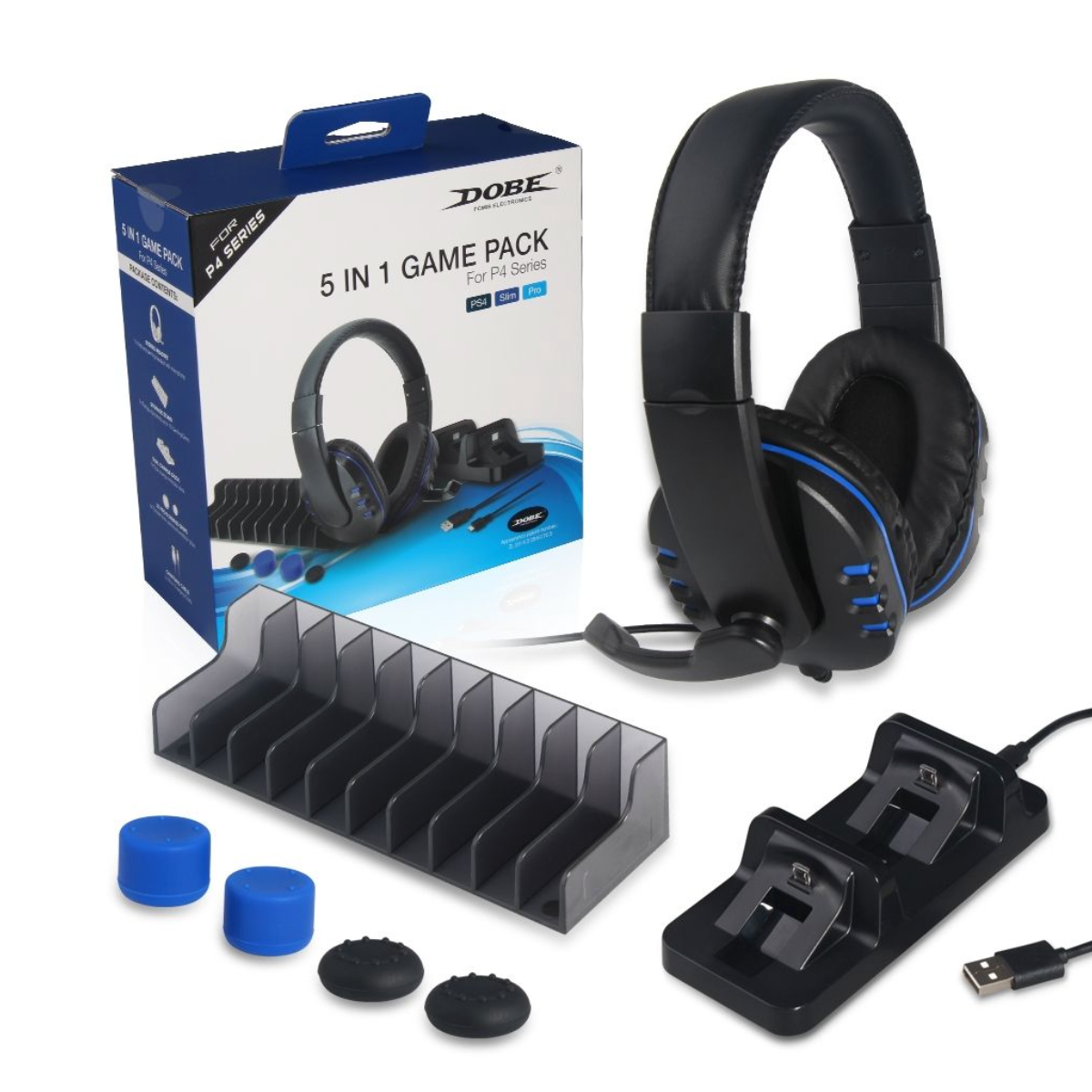 Auriculares Gamer Dobe 5 en 1