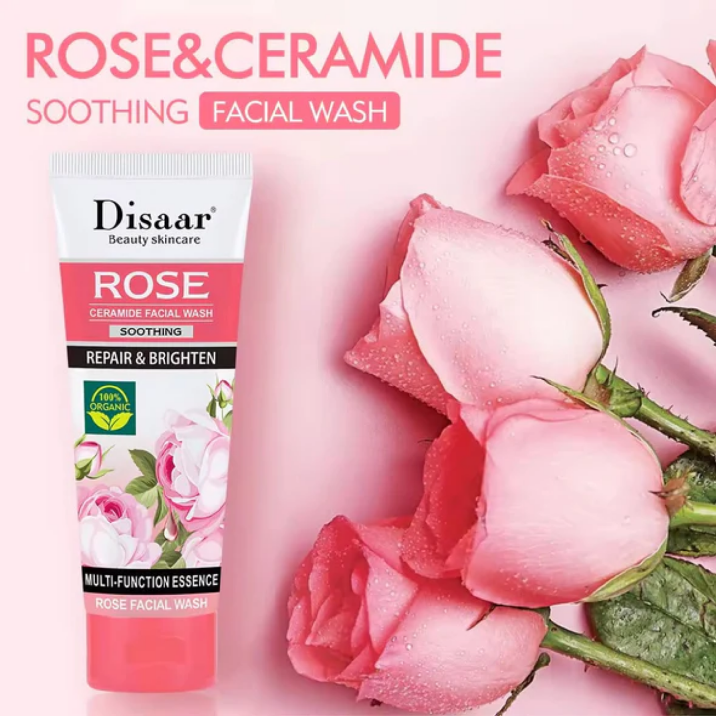 Limpiador Facial Disaar Ceramida Rosas
