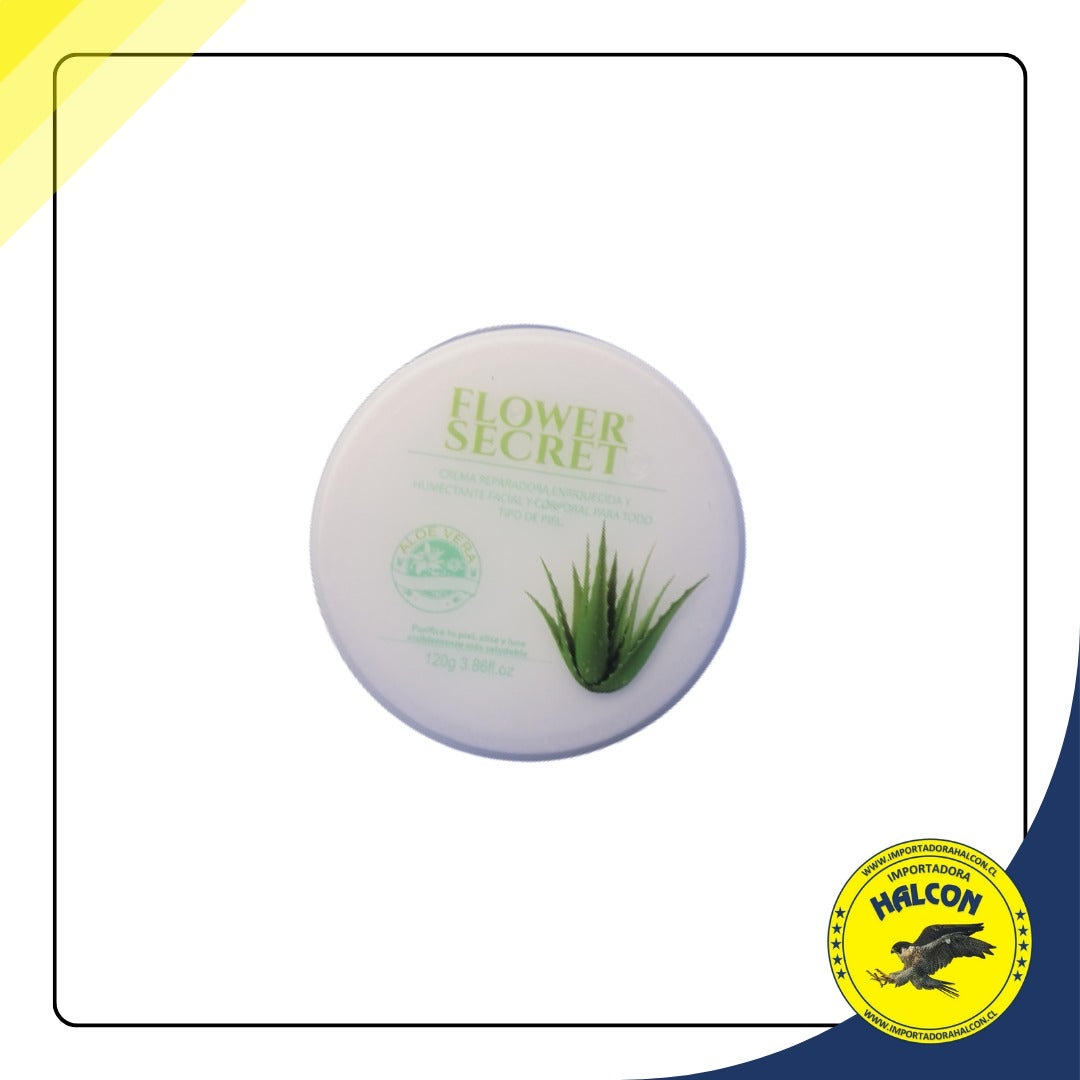 2 Cremas Reparadora Aloe Vera Flower Secret