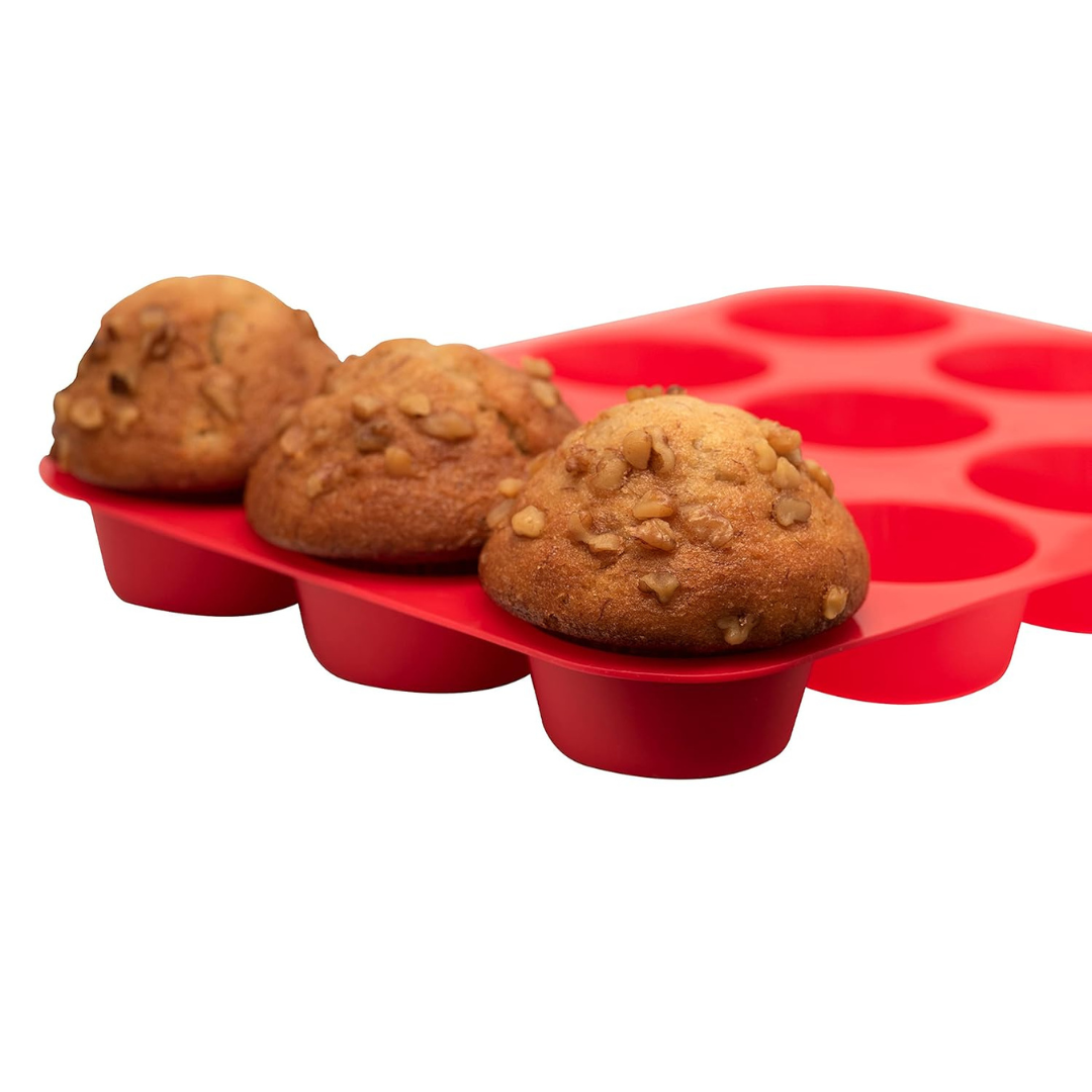 Moldes 12 Espacios Circulo para Cupcakes