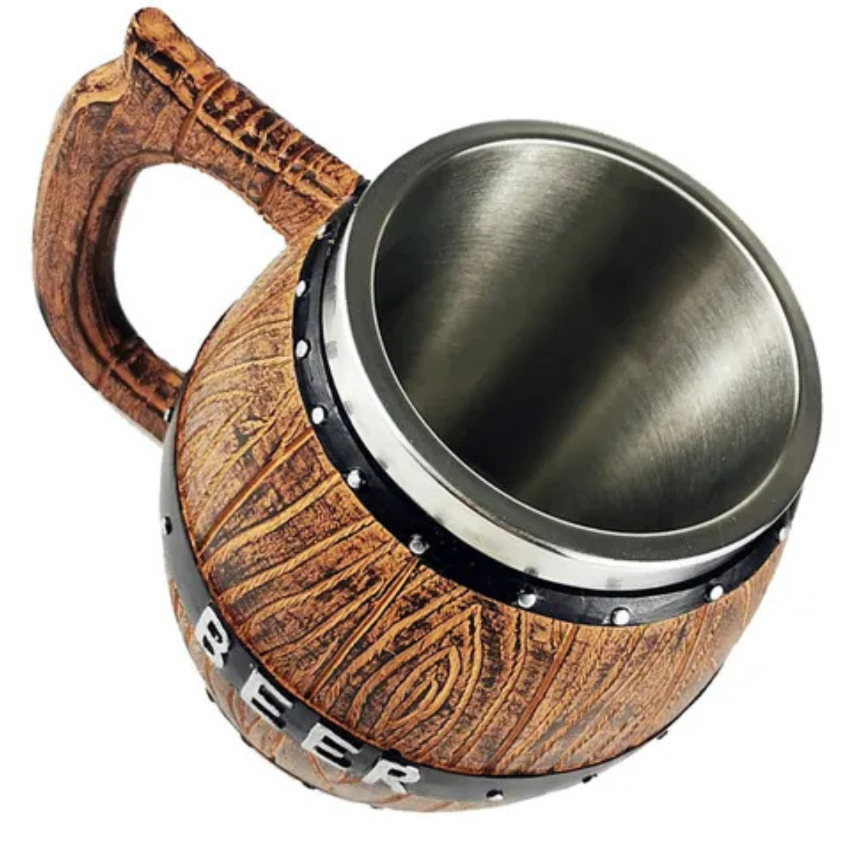 Jarra Medieval Barril de Cerveza