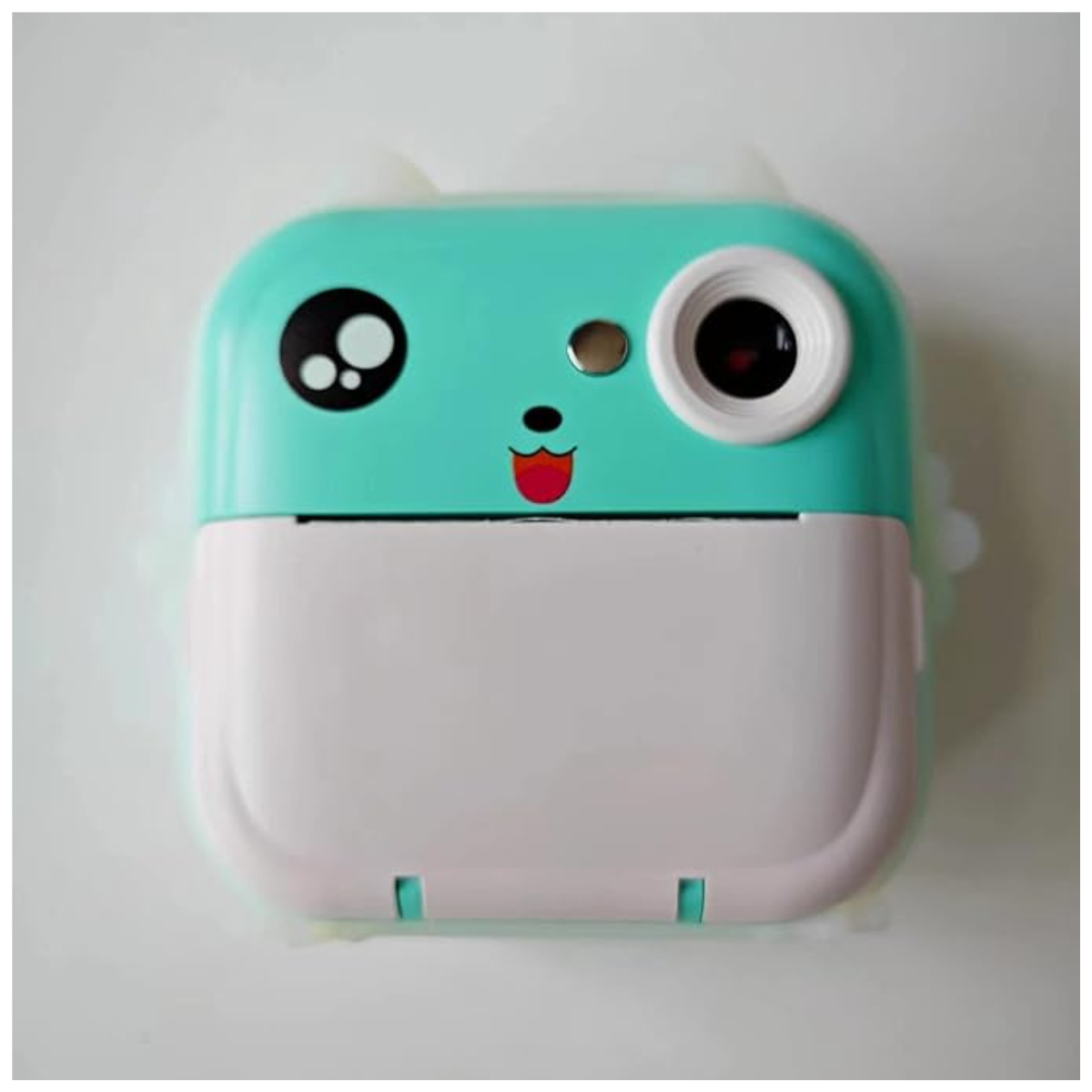 Mini Impresora+Camara Gatito Turquesa