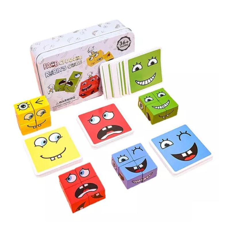 Juego Cubos De Expresiones