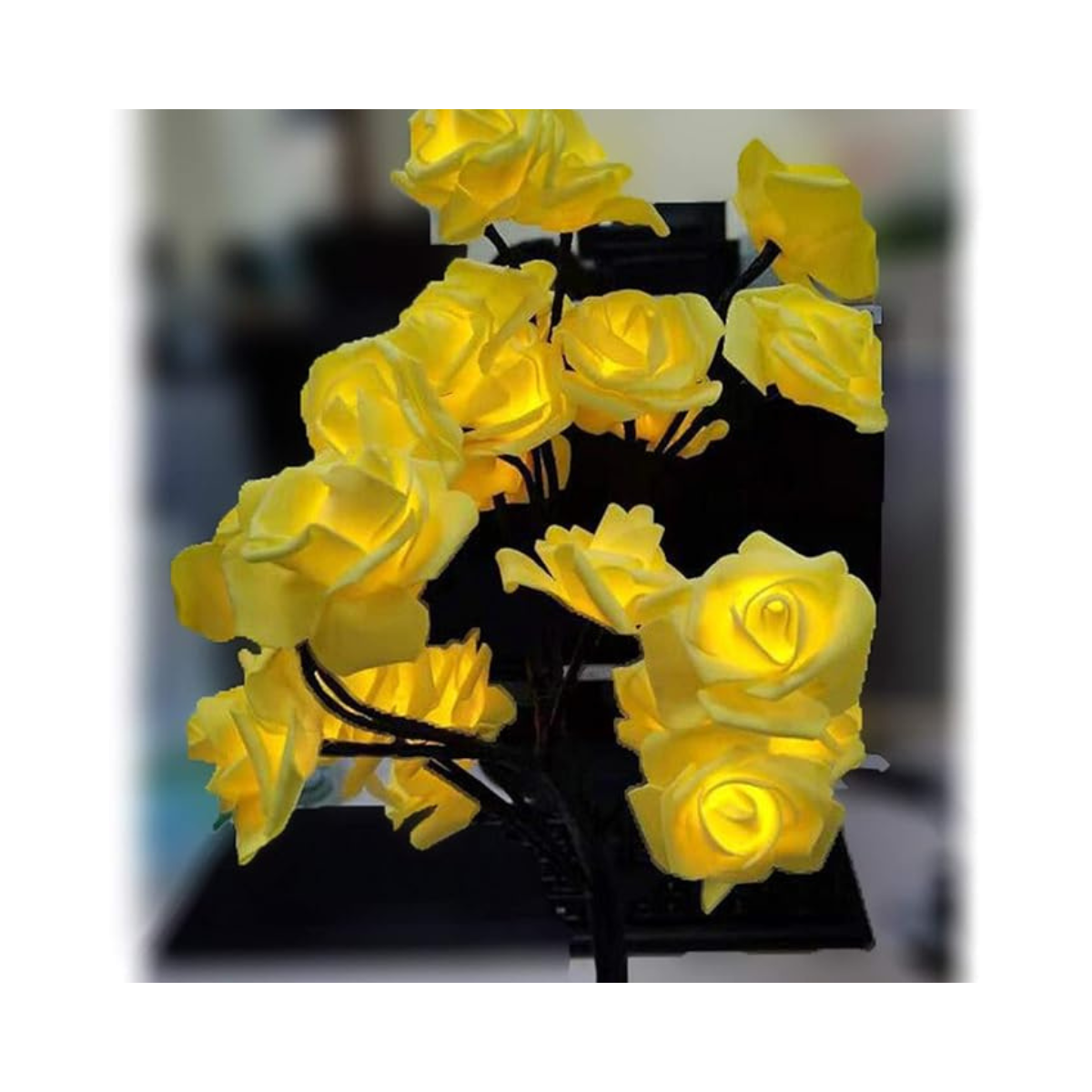 Lámpara de Árbol con 24 Rosas