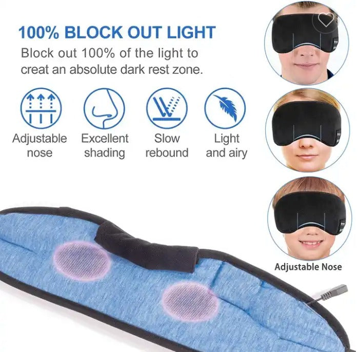 Antifaz con Audifonos para Dormir