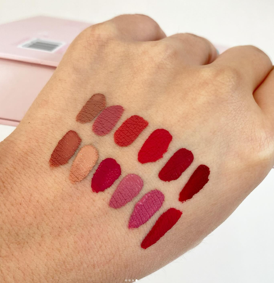 Set 12 Labiales Kevin & Coco Matte Lip Gloss