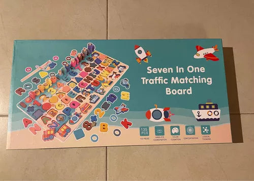 Tablero Juego Educativo Montessori Letra