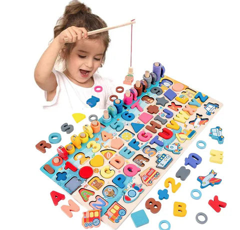 Tablero Juego Educativo Montessori Letra