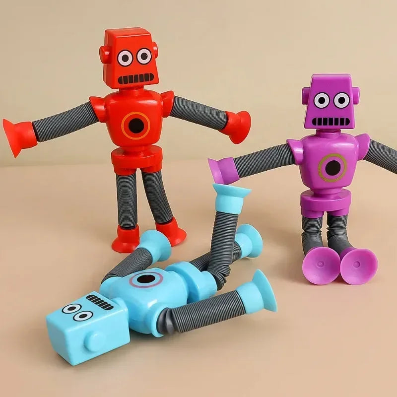 Pack de 4 Pop Tubes Tubo Fidget Juguete Robots