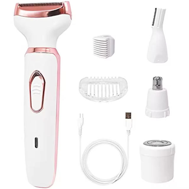 Kit Depilador Rasuradora 4 En 1 Mujer