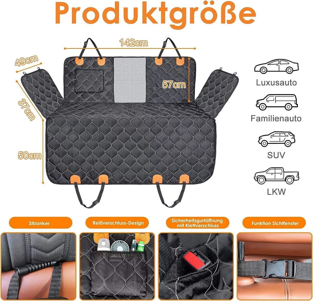 Protector Funda Cubre Asiento Auto Perro