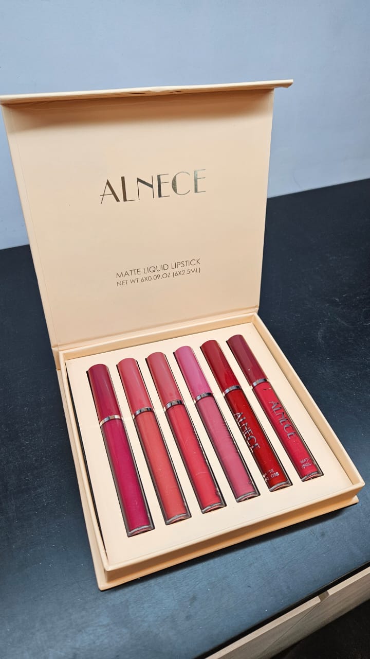 Set de Labiales Matte 6 Und ALNACE