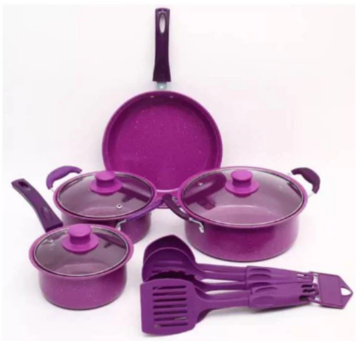 Set Juego Ollas Cocina Antiadherente 14 Piezas
