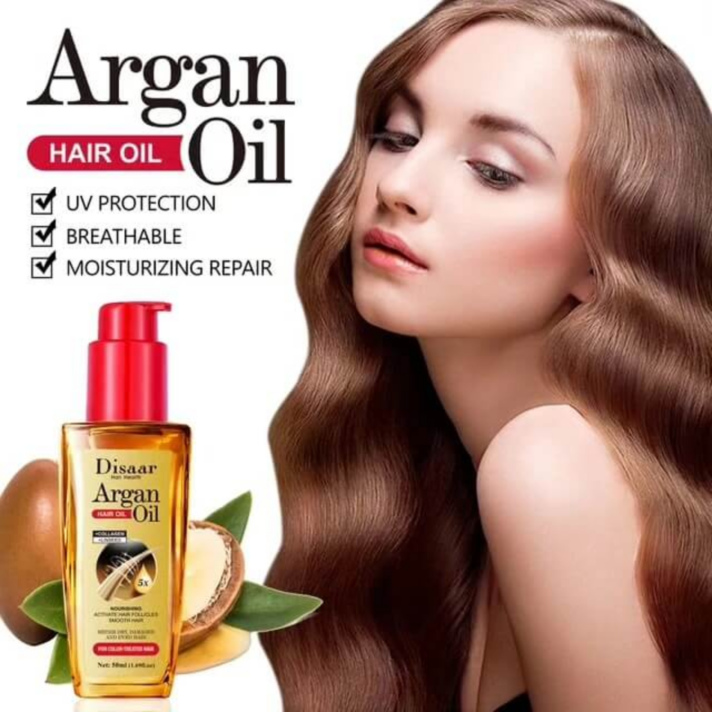 Aceite Cabello Argán Nutrición Repara Diasaar