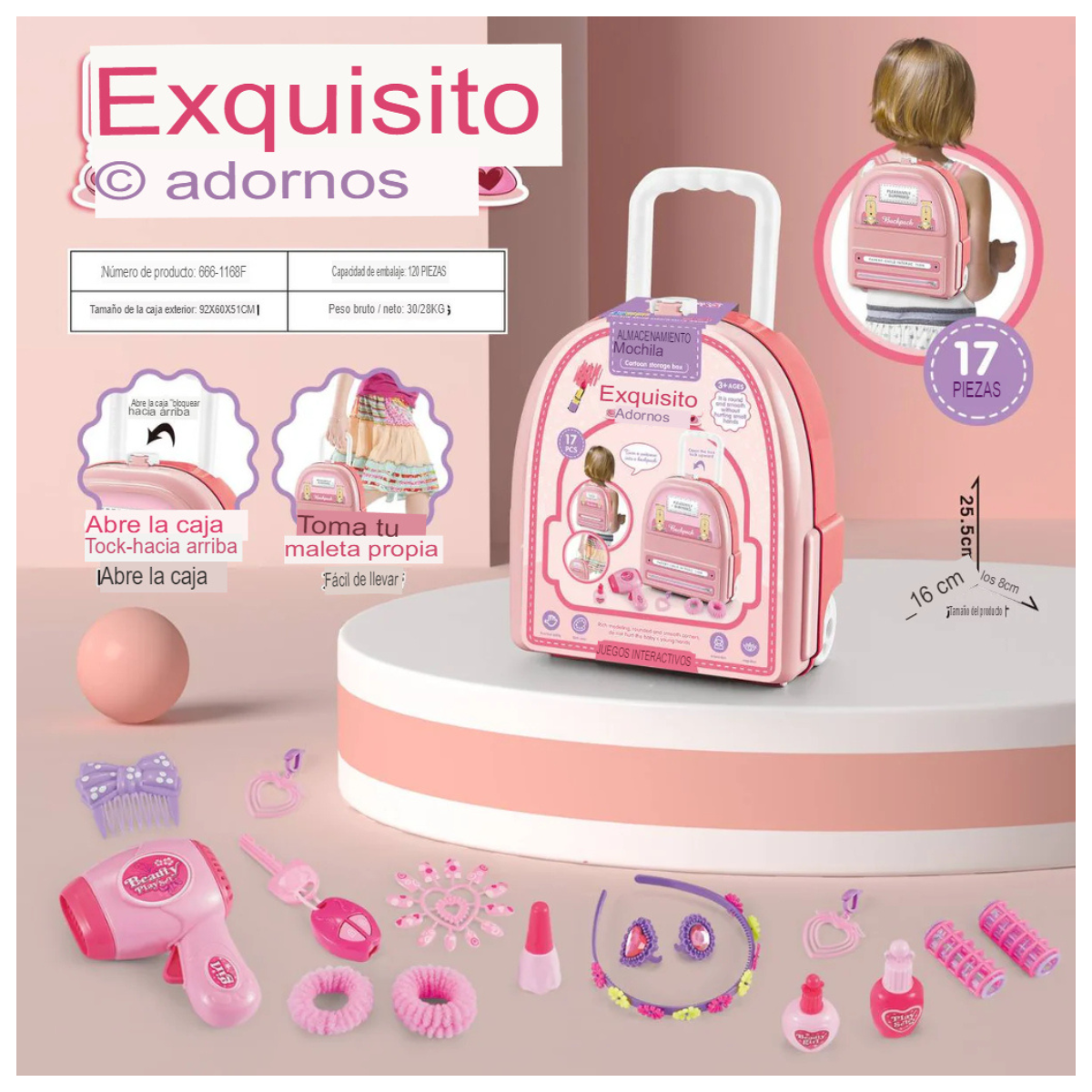 Maletín de Peluquería 15 Piezas