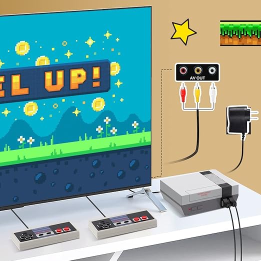 Consola Retro 620 Juegos 2 Controles