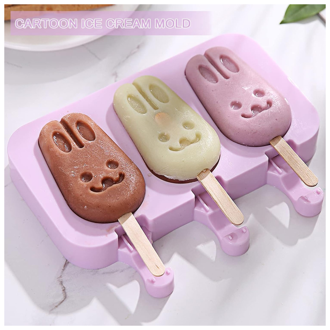 Moldes Helados Forma de Conejito