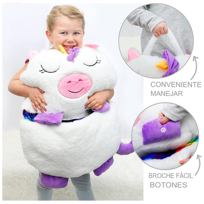 Saco de Dormir 2 en 1 Diseño Unicornio