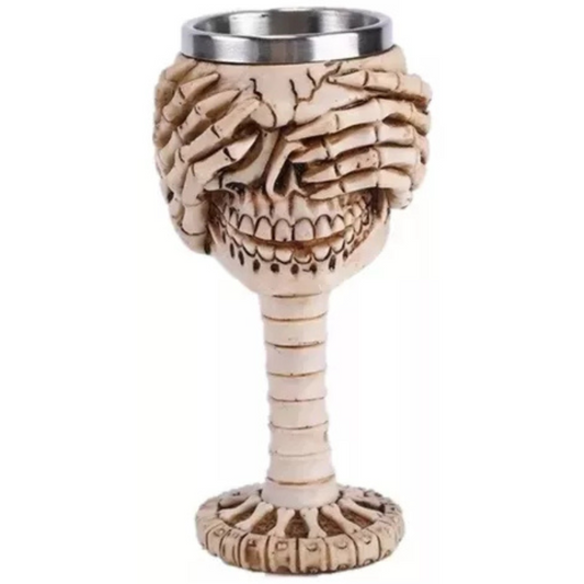 Copa Medieval Cráneo Cubierto