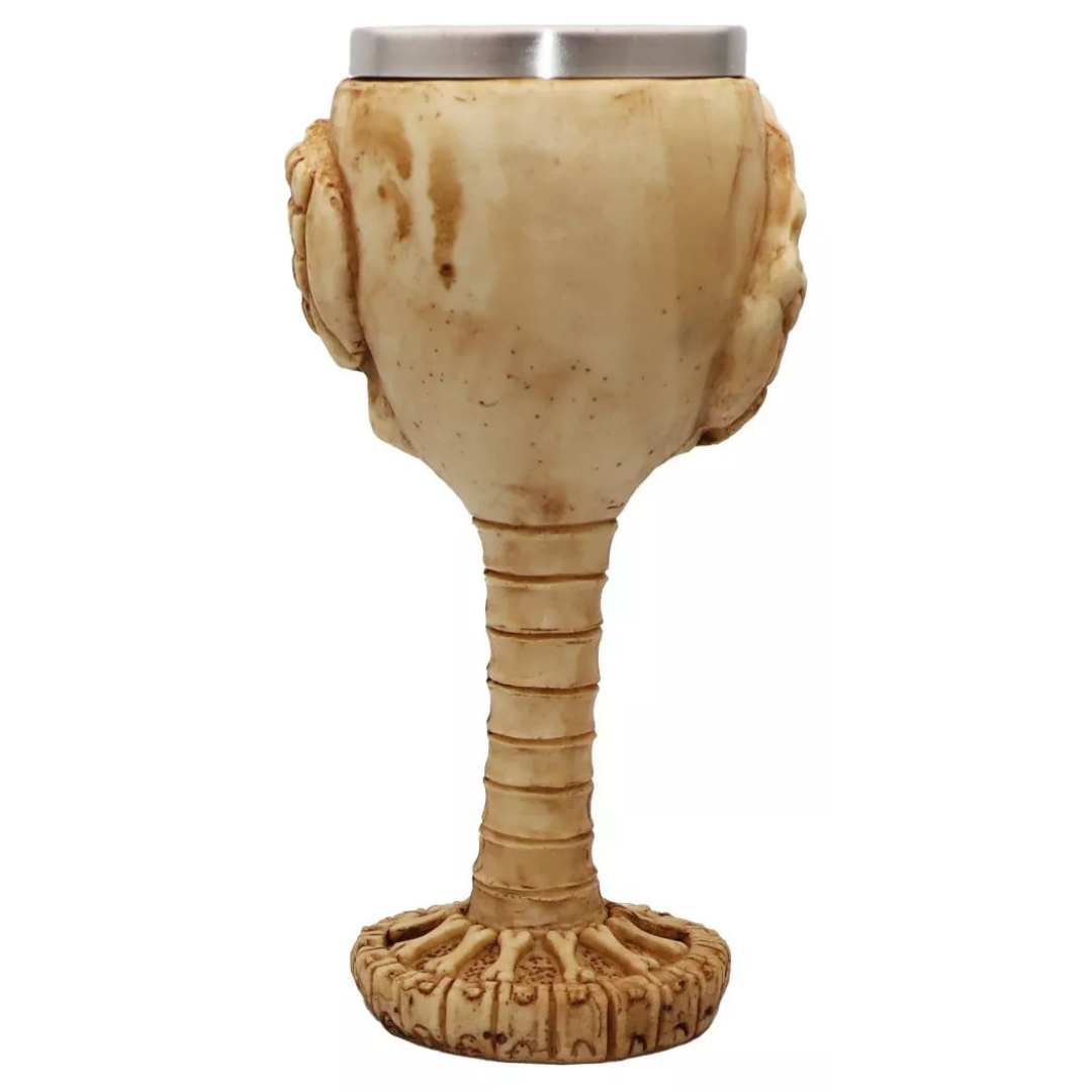 Copa Medieval Cráneo Cubierto