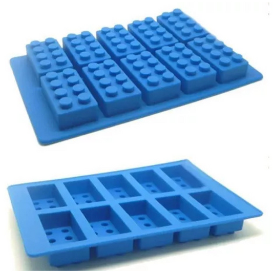 Set 8 Molde Silicona Pieza de LEGO