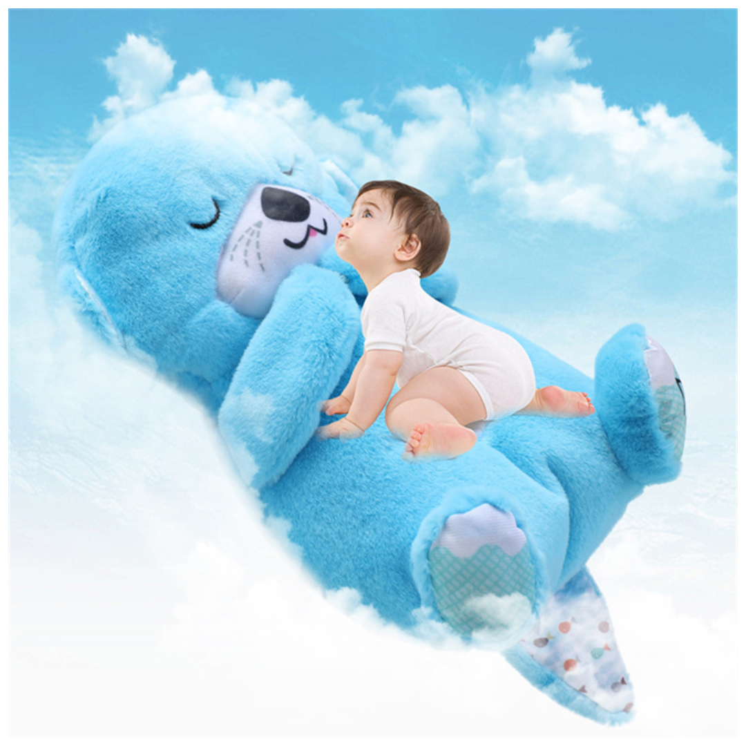 Nutria de Peluche Calmante Azul 