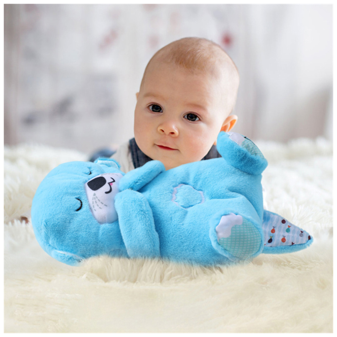 Nutria de Peluche Calmante Azul 