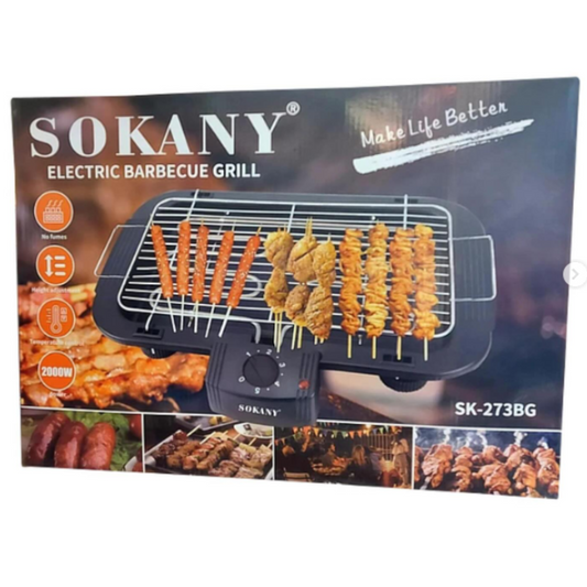 Parrilla Eléctrica de Mesa Antiadherente SOKANY
