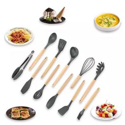 Juego de Silicona 12 Utensilios Cocina