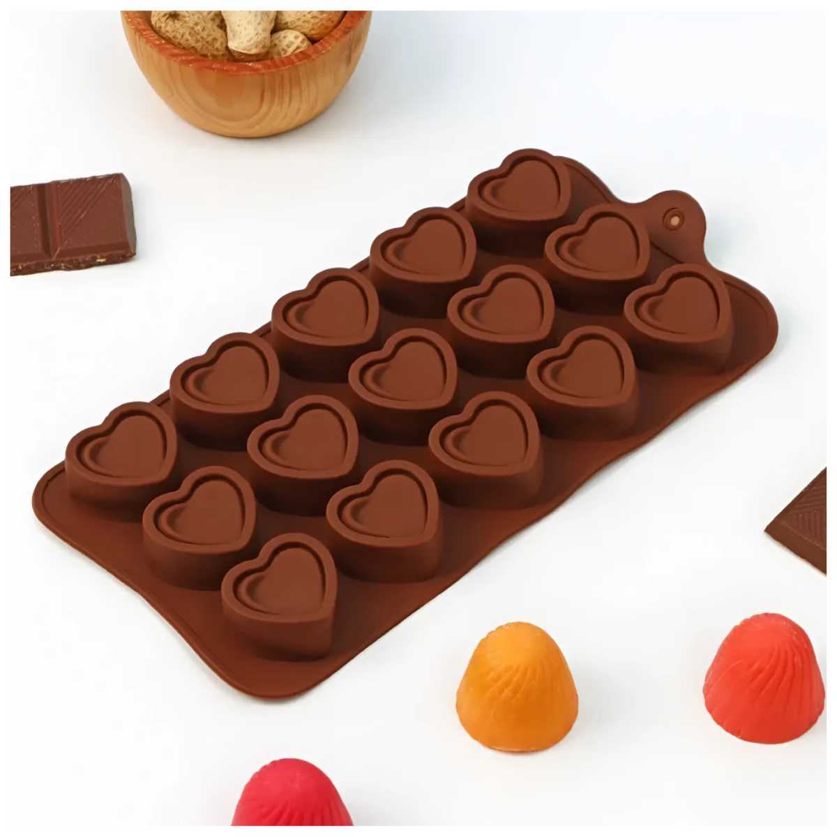 Moldes 15 Corazones 2 Relieves