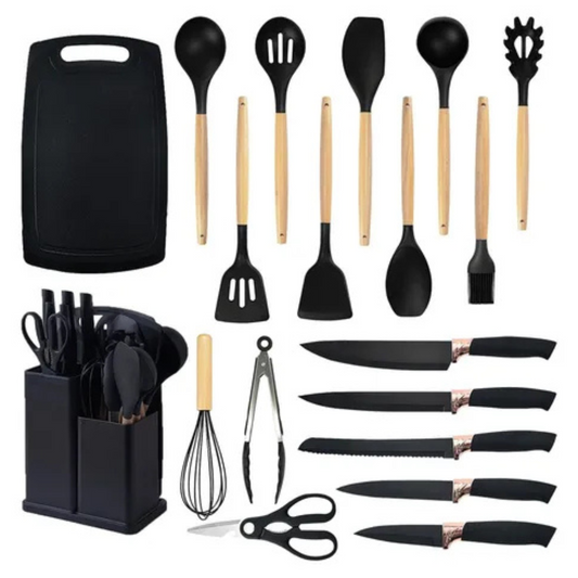 Juego de Silicona 19 Utensilios Cocina