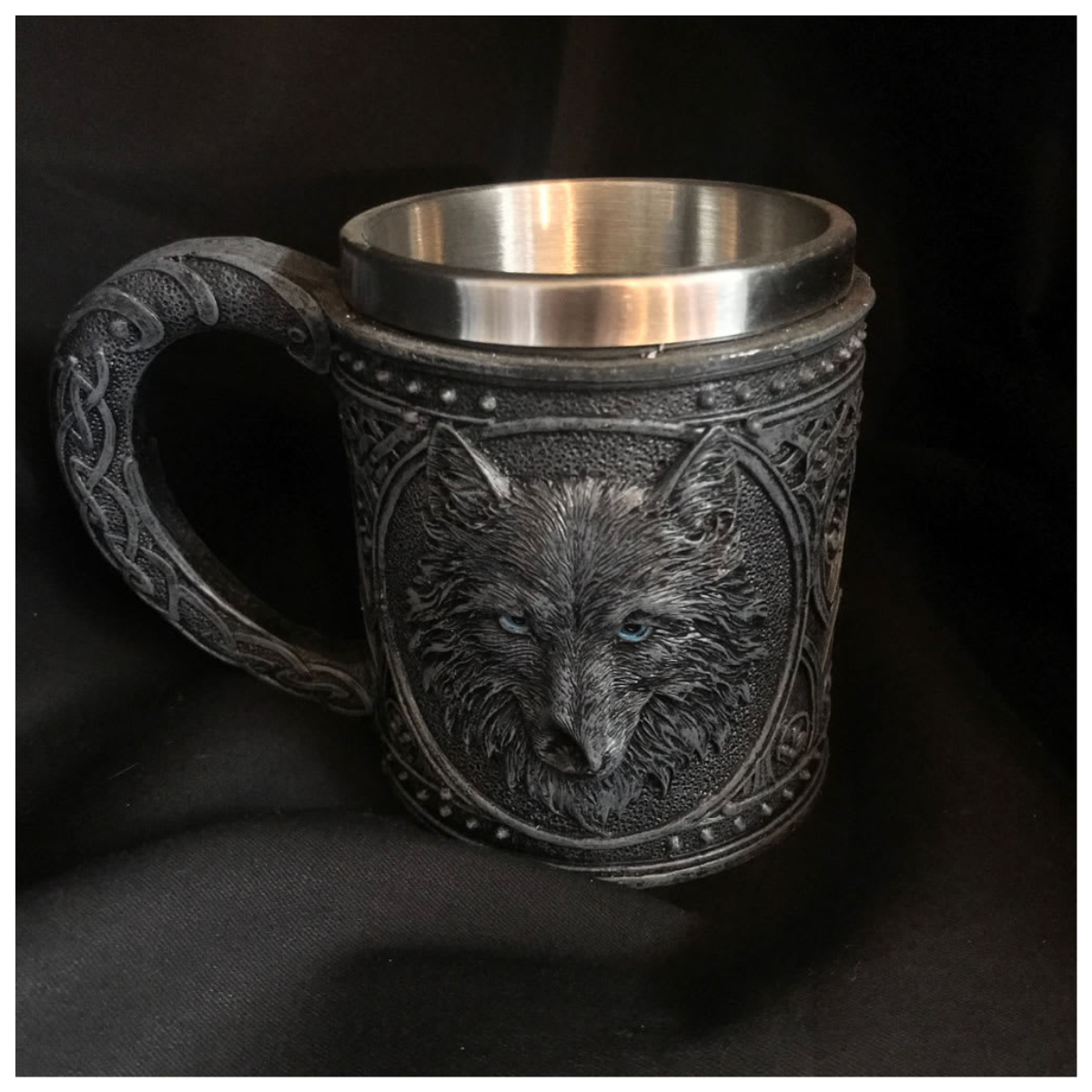 Jarra Medieval Lobo Oscuro 