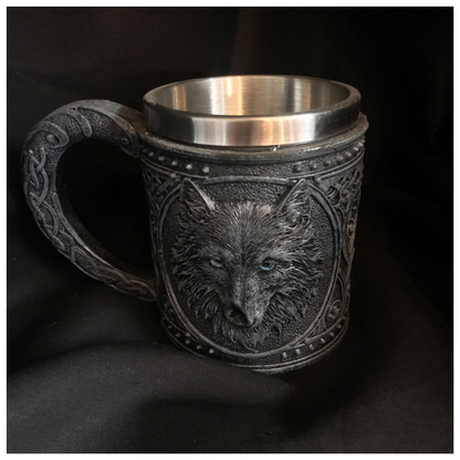 Jarra Medieval Lobo Oscuro 