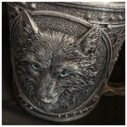 Jarra Medieval Lobo Oscuro 