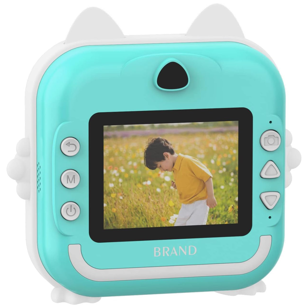 Mini Impresora+Camara Gatito Turquesa