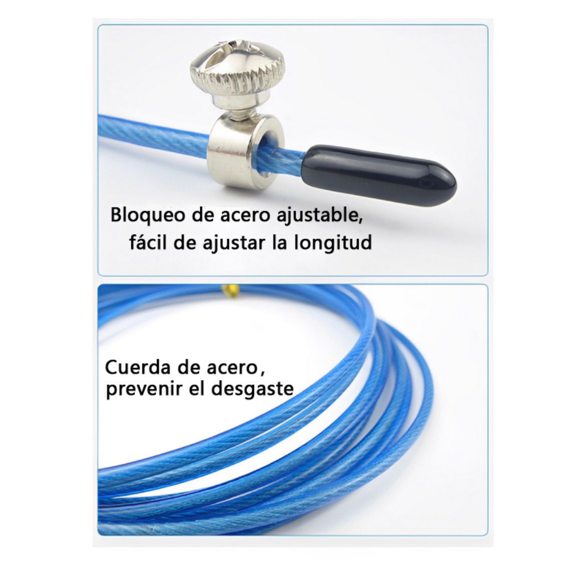 Cuerda De Saltar Profesional Regulable 3 Metros