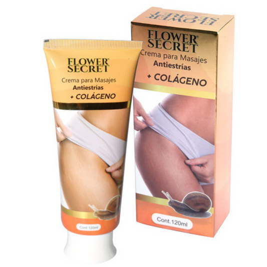 Crema Corporal para Masajes Anti Estrías Flower Secret