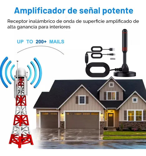 Antena Amplificadora de HDTV