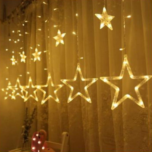 Guirnalda 12 Estrellas Led de Navidad