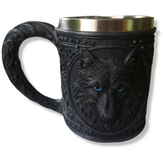 Jarra Medieval Lobo Oscuro 