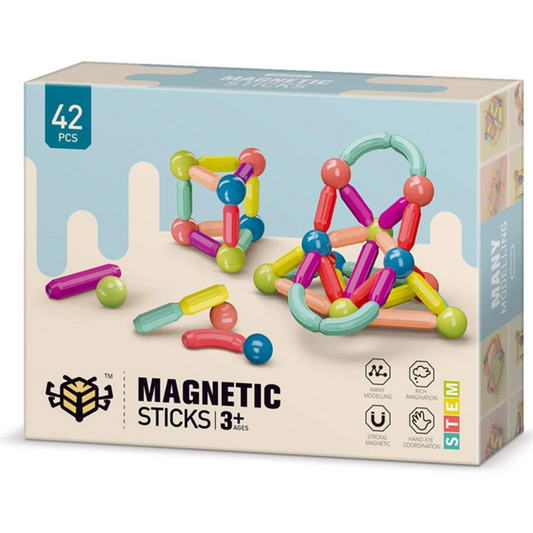 Juego Bolas Varillas Magnéticas 36 Piezas