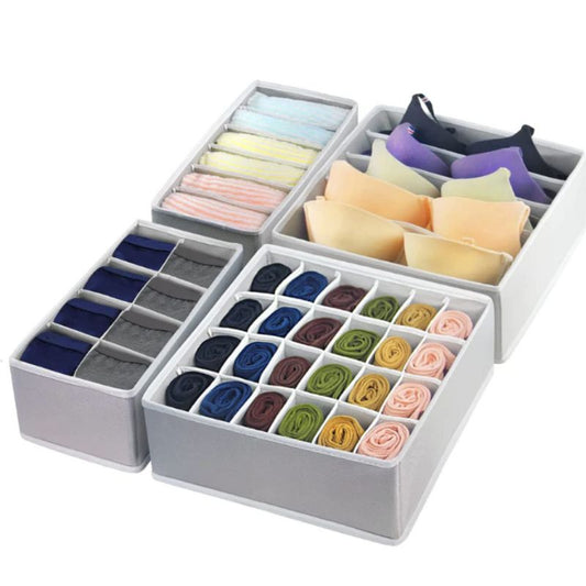 Kit 4 Organizadores De Ropa Interior