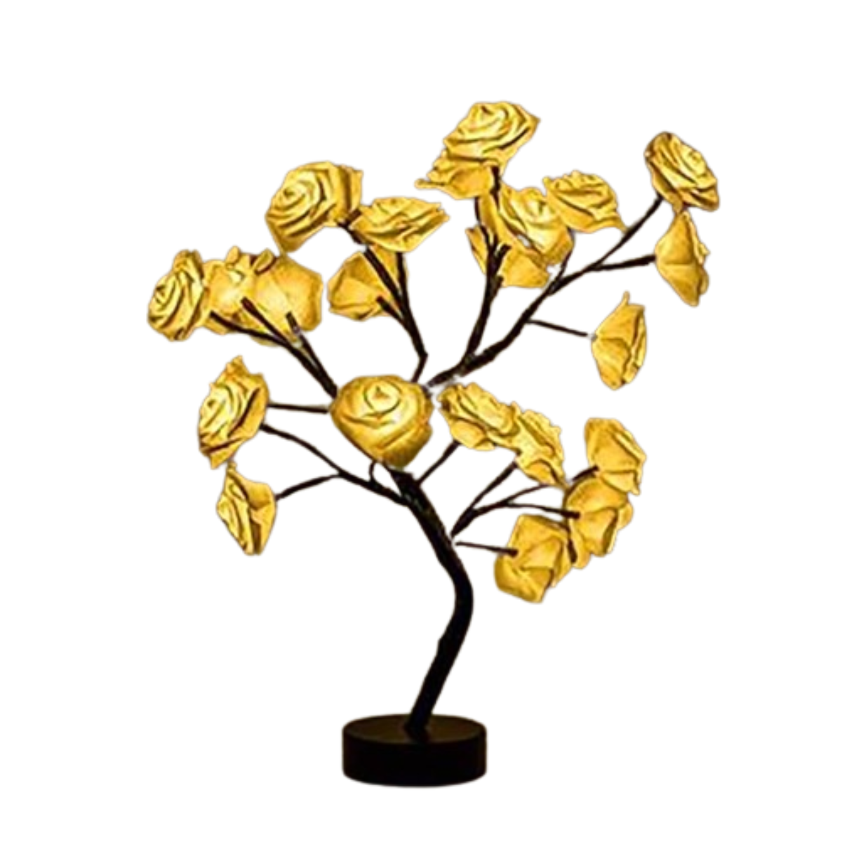 Lámpara de Árbol con 24 Rosas