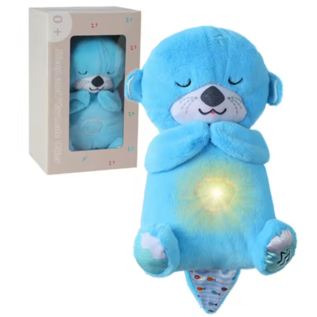 Nutria de Peluche Calmante Azul 
