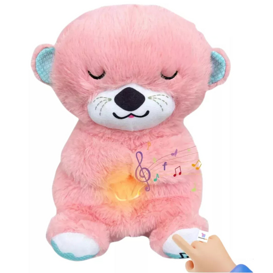 Nutria de Peluche Calmante Rosa